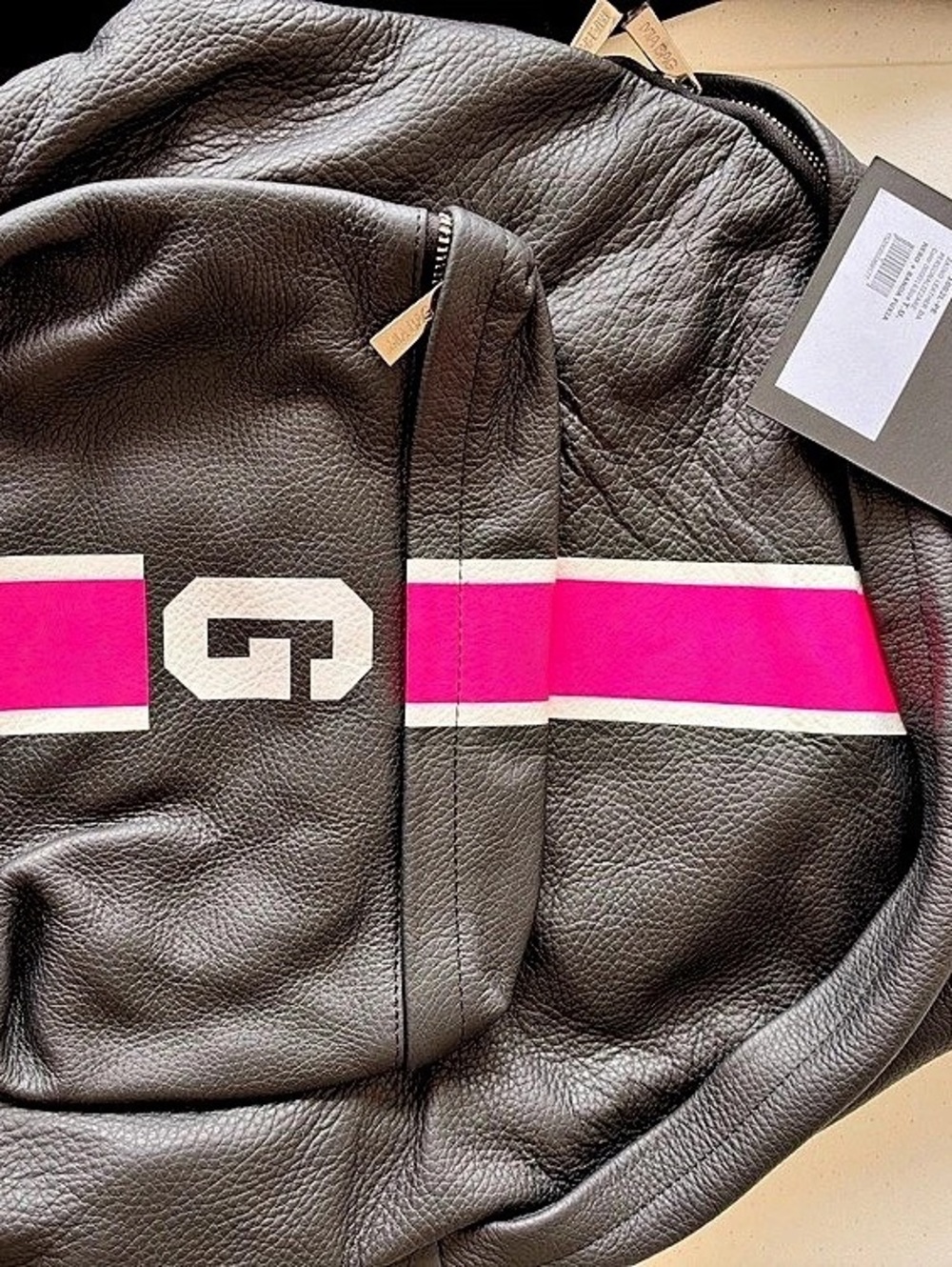 Mia Bag backpack Color Block in Black & Pink NWT